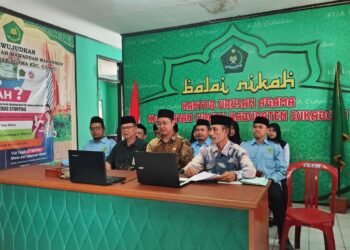 KUA Cidahu Ikuti Rakor Persiapan GEBER MASJID Kementerian Agama Kabupaten Sukabumi