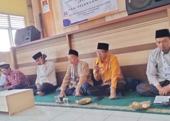 Penghulu dan Penyuluh Agama Islam KUA Ciracap Hadiri Pengajian Syahriahan Desa Pasirpanjang, Sosialisasikan GEBER MASJID