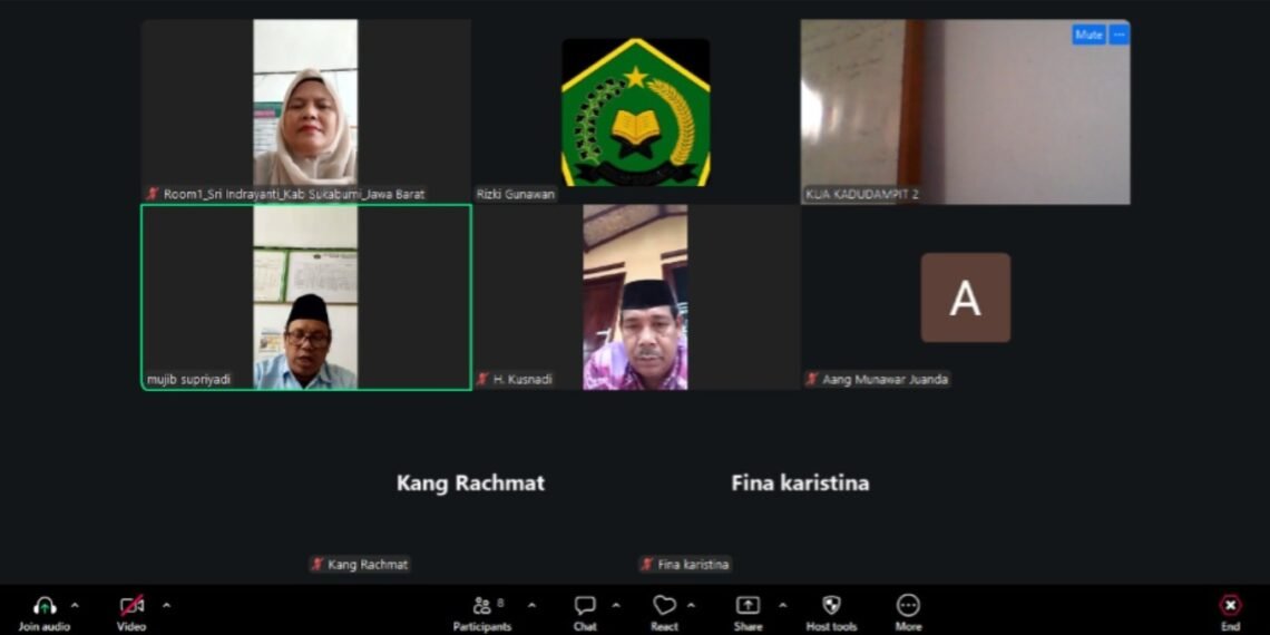 Rakor Persiapan GEBER MAS, KUA Kadudampit Perkuat Kolaborasi Bersama Mahasiswa KKN UMN