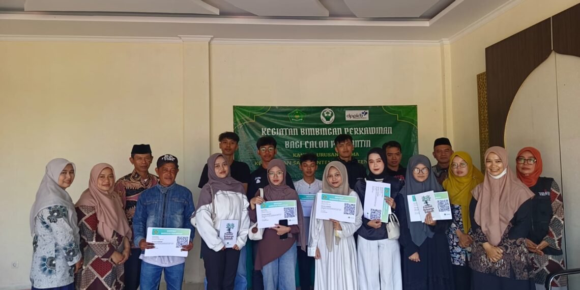 KUA Sagaranten Gelar BIMWIN untuk Bekali Delapan Pasang Calon Pengantin Menuju Keluarga Sakinah