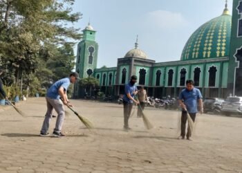 Kemenag Kabupaten Sukabumi Laksanakan GEBER MASJID Tingkat Kabupaten di Masjid Raudhatul Irfan