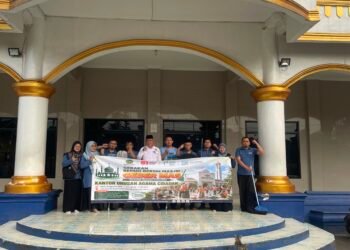 Kepala KUA Cibadak Bersama Jajaran Laksanakan GEBER MAS di Masjid Besar Assalam