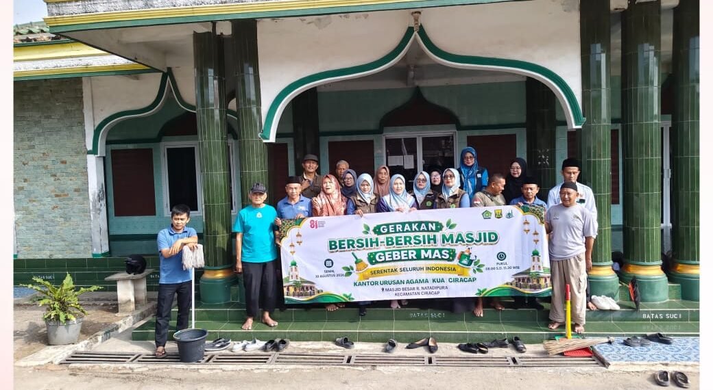 KUA Ciracap Laksanakan GEBER MAS di Masjid Besar R. Natadipura