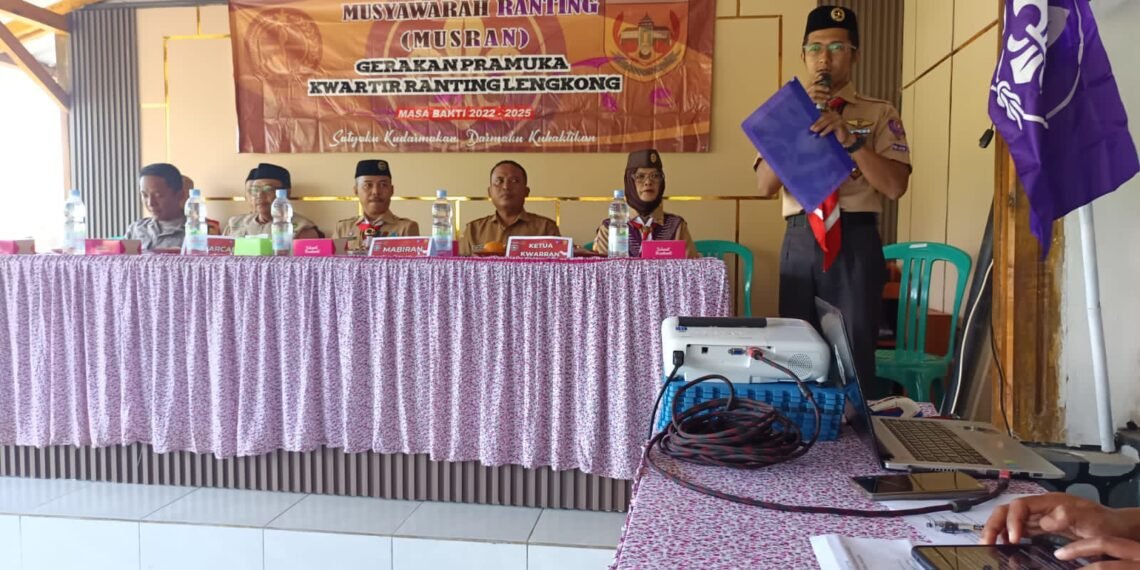 Kepala KUA Lengkong Hadiri Musran Pramuka, Kak Pian Sopian Terpilih sebagai Ketua Kwarran 2026–2029