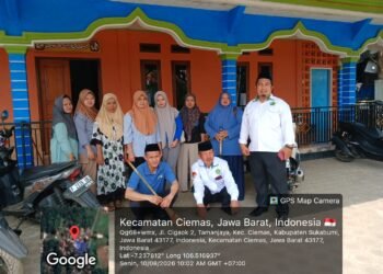 Penyuluh KUA Ciemas Bersama Tokoh Agama Laksanakan GEBER MAS di Masjid At-Taqwa