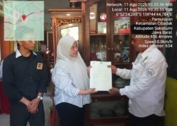 KUA Cibadak Fasilitasi Proses Ikrar Wakaf Tanah Seluas 241 Meter Persegi