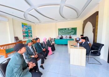 KUA Sagaranten Terima Kunjungan Mahasiswa KKM STAI Palabuhanratu, Siap Kolaborasi Program Keagamaan