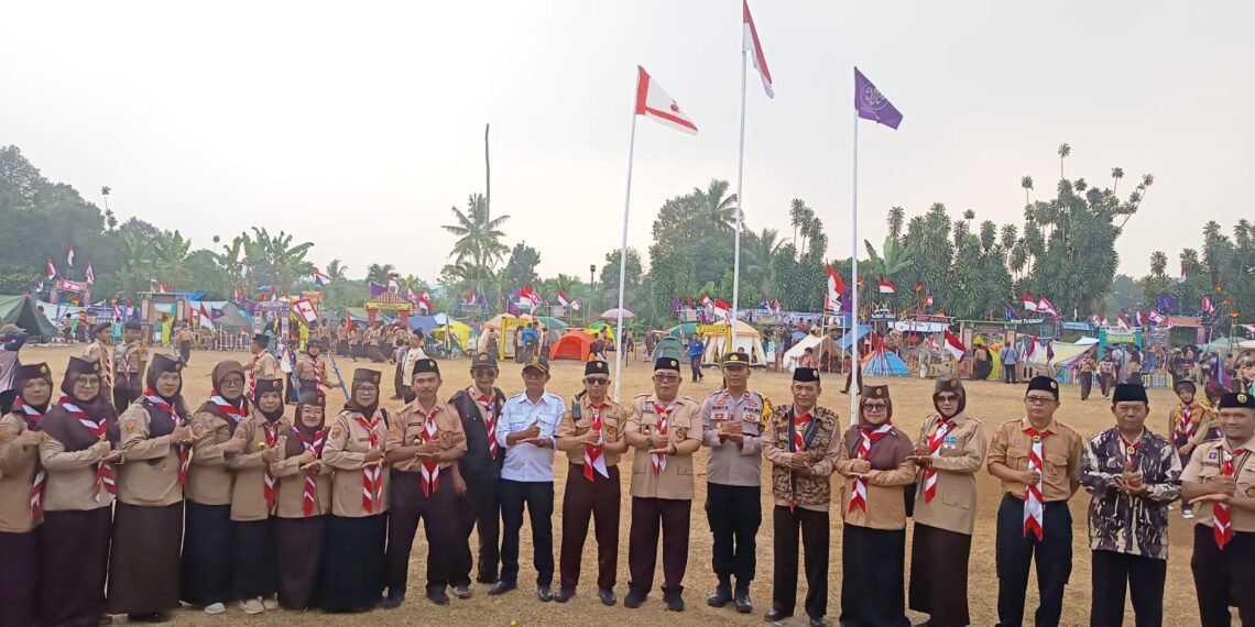 KUA Nagrak Hadiri Pembukaan Perkemahan HUT Pramuka ke-65 Kwarran Nagrak