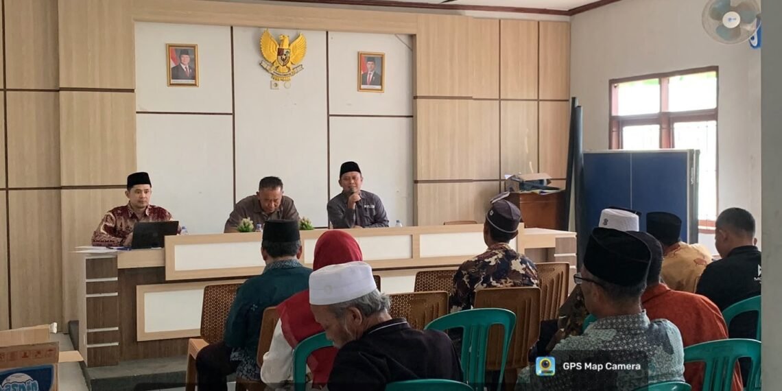 KUA Nagrak dan Desa Kalaparea Perkuat Tertib Administrasi Tanah Wakaf