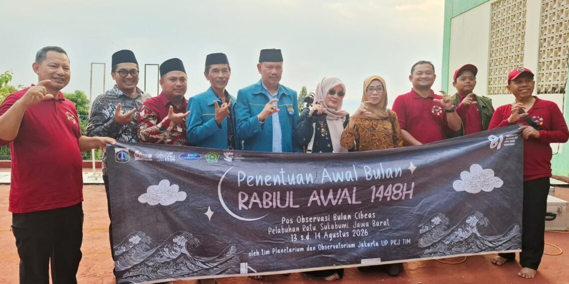 Hasil Rukyatul Hilal POB Cibeas, DHR Sukabumi Nyatakan Hilal Rabi’ul Awwal 1448 H Terlihat