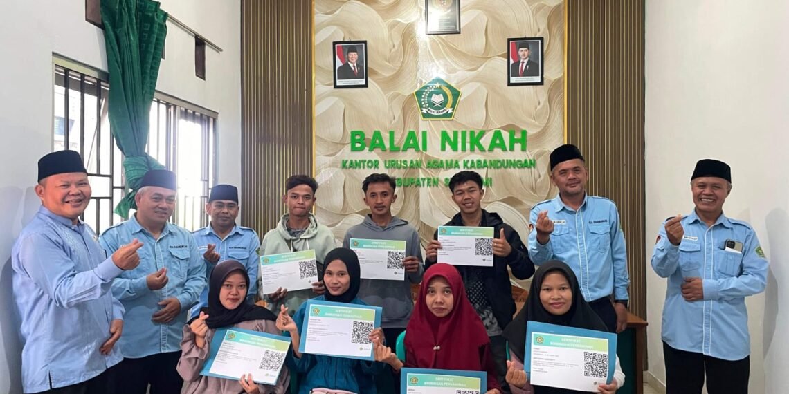 KUA Kabandungan Bekali Calon Pengantin dengan Pemahaman Membangun Keluarga Sakinah