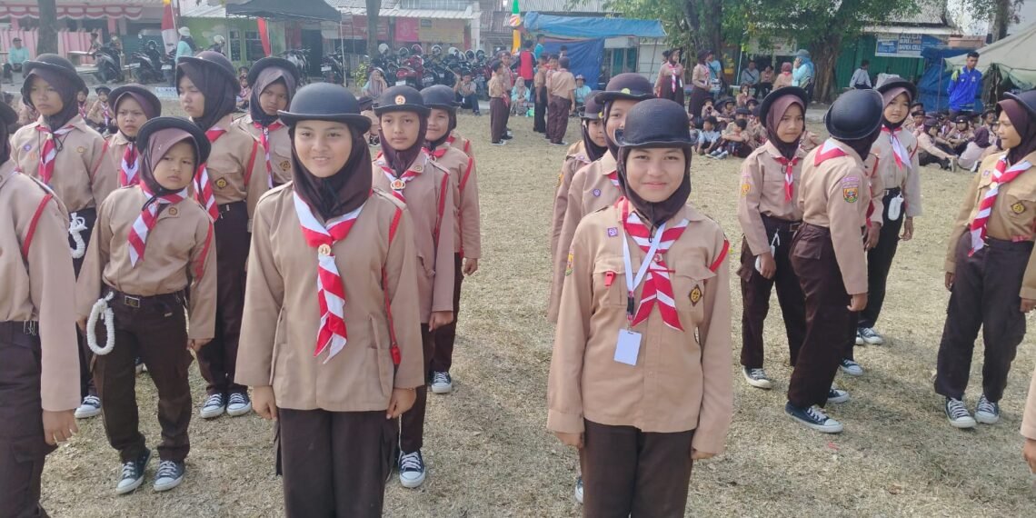 MIN 2 Sukabumi Ikuti LT II dan Perkemahan Hari Pramuka ke-65 Kwartir Ranting Surade