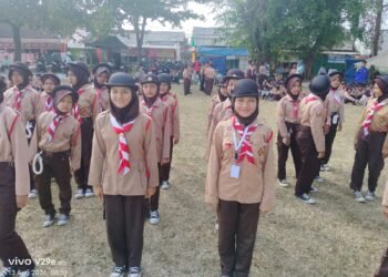 MIN 2 Sukabumi Ikuti LT II dan Perkemahan Hari Pramuka ke-65 Kwartir Ranting Surade
