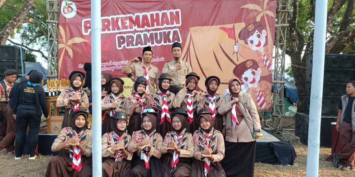 Dari Madrasah ke Bumi Perkemahan, MTs Al-Manshuriyah Ciemas Bawa Semangat Pramuka