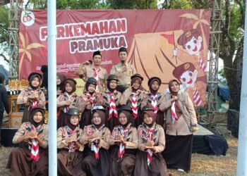 Dari Madrasah ke Bumi Perkemahan, MTs Al-Manshuriyah Ciemas Bawa Semangat Pramuka