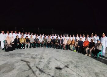 Kepala KUA Sukalarang Hadiri dan Sematkan Paskibraka Kecamatan Sukalarang Tahun 2026