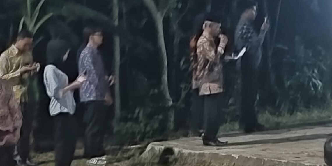 Penyuluh Agama Islam KUA Cikidang Jadi Pembaca Doa pada Pengukuhan Paskibra