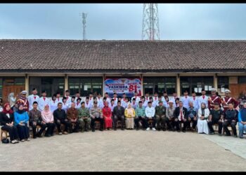 Penyuluh Agama KUA Waluran Jadi Pembaca Doa pada Pengukuhan Paskibra HUT ke-81 RI