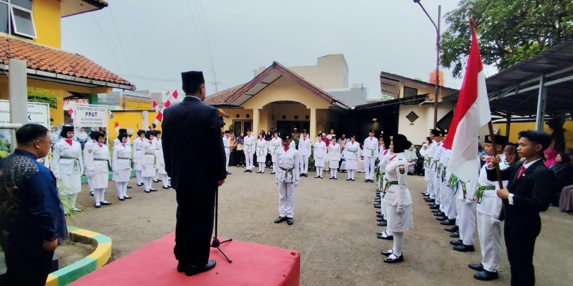 Penyuluh KUA Cibadak Hadiri Pengukuhan Calon Paskibra Tingkat Kecamatan