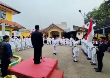 Penyuluh KUA Cibadak Hadiri Pengukuhan Calon Paskibra Tingkat Kecamatan