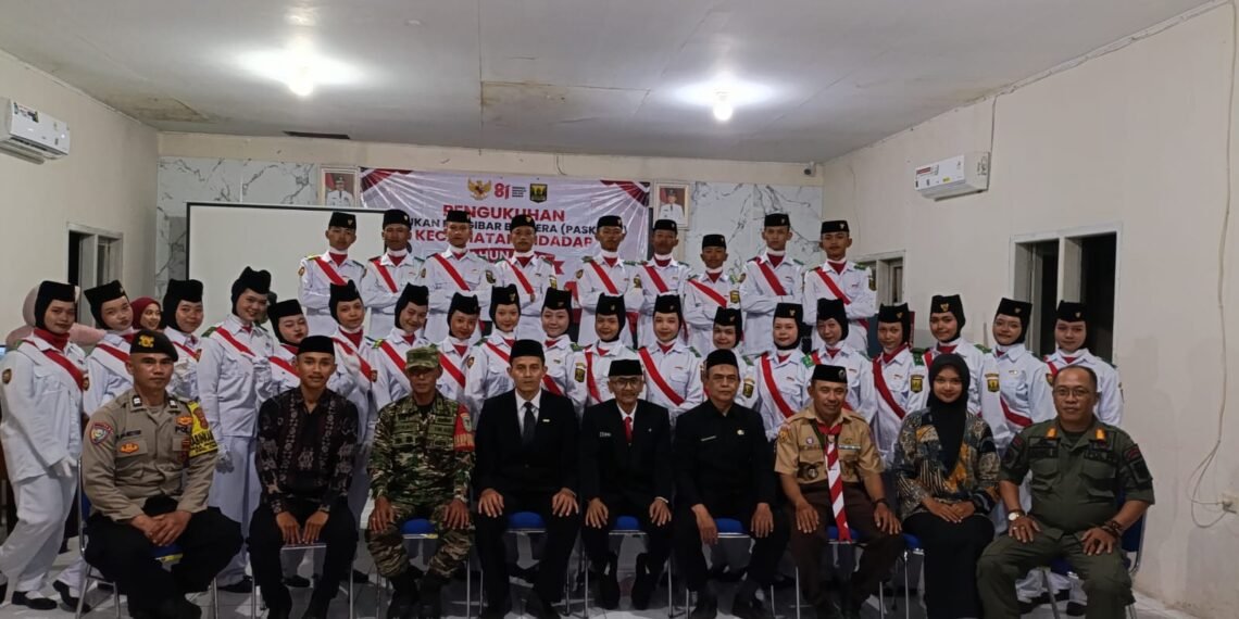 Kepala KUA Cidadap Hadiri Pengukuhan Paskibra Kecamatan Cidadap