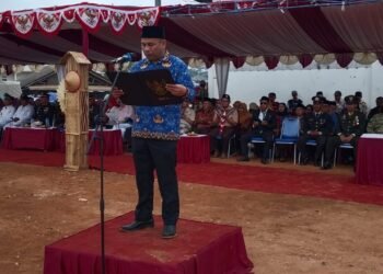 Doa Kemerdekaan Menggema di Upacara HUT ke-81 RI Tingkat Kecamatan Lengkong