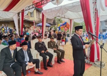 Doa Kemerdekaan di Puncak Tugu, Kepala KUA Pabuaran Ajak Rawat Persatuan