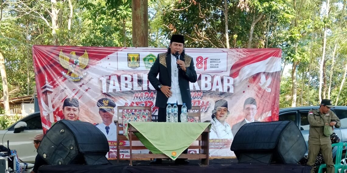 Tabligh Akbar “Nada dan Dakwah Merah Putih” Meriahkan HUT ke-81 RI di Ciracap