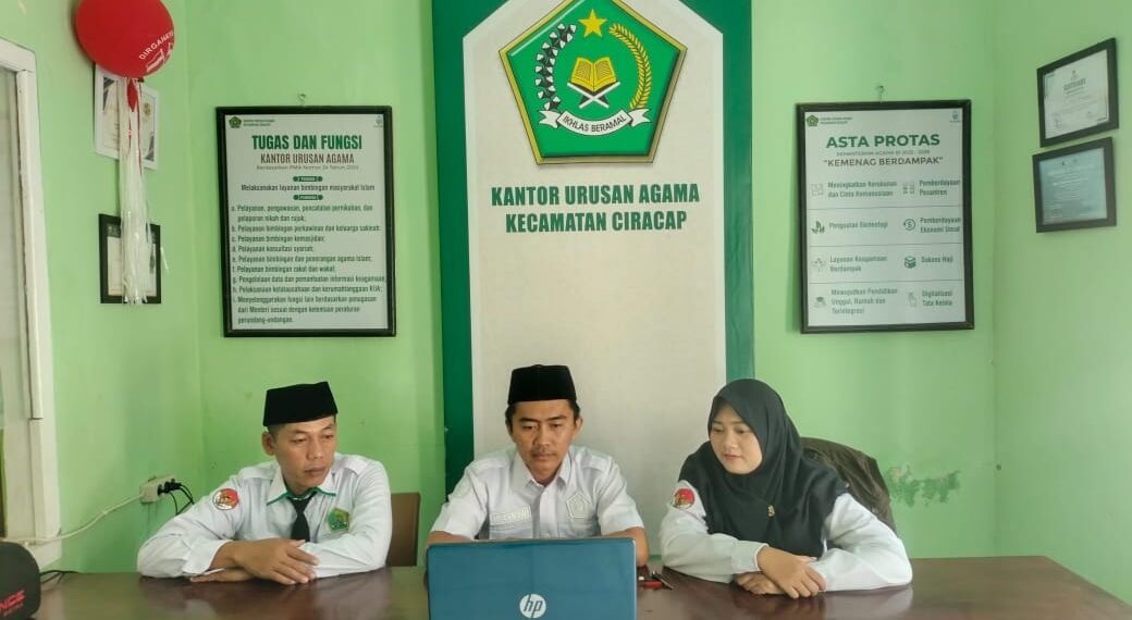Tiga PPPK KUA Ciracap Ikuti Orientasi PPPK Tahap 2 Tahun 2026 Secara Daring