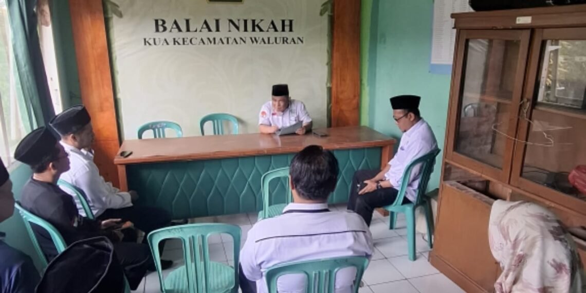 Pembinaan Jajaran KUA Waluran, Kepala KUA Beri Selamat atas Amanah Baru Penghulu