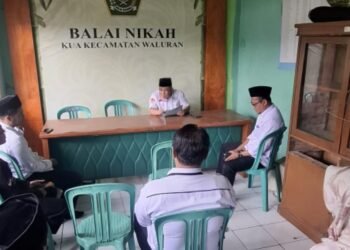 Pembinaan Jajaran KUA Waluran, Kepala KUA Beri Selamat atas Amanah Baru Penghulu