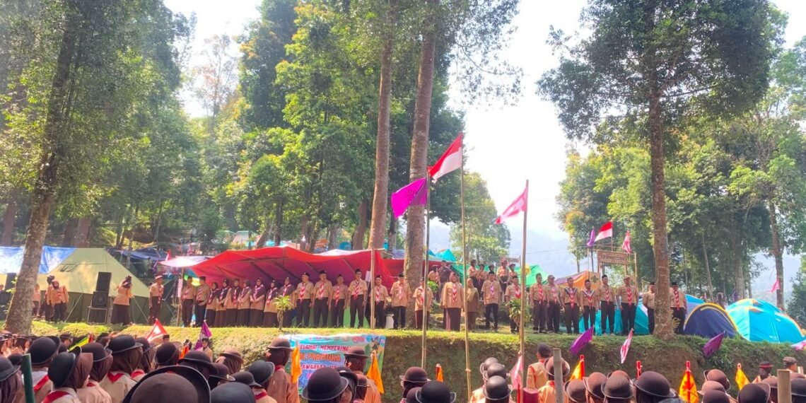 Kepala KUA Cidahu Hadiri Perkemahan Pramuka ke-65, Dorong Generasi Muda Berkarakter