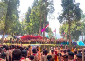 Kepala KUA Cidahu Hadiri Perkemahan Pramuka ke-65, Dorong Generasi Muda Berkarakter