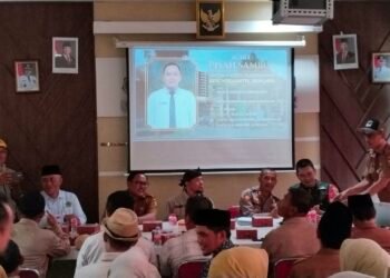 Kepala KUA Jampangkulon Bersama Forkopimcam Hadiri Lokmin Triwulan III di Puskesmas