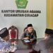 Jaga Ketertiban Pelaksanaan Tugas, Penghulu KUA Ciracap Perkuat Koordinasi Internal