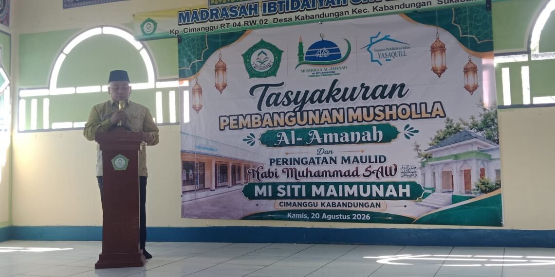 Penyuluh KUA Kabandungan Hadiri Peresmian Mushola Al-Amanah dan Sampaikan Tausiyah Maulid Nabi