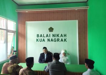 Pelayanan Prima KUA Nagrak, Akad Nikah Warga Kalaparea Berlangsung Khidmat