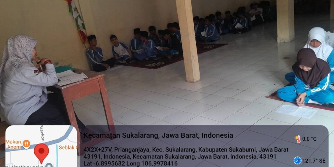 Penyuluh KUA Sukalarang Dampingi Pembacaan Ratib Al-Attas, Perkuat Karakter Religius Siswa MTs Al-Idris