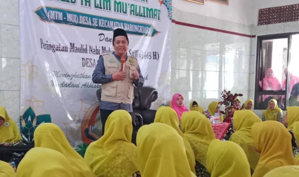 Maulid Nabi di Warungkiara, KUA Dorong Jemaah Perkuat Ketakwaan dan Cinta Tanah Air