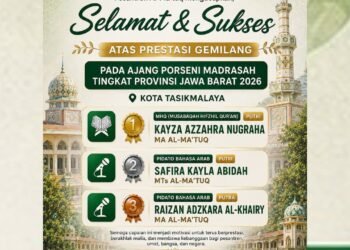 Tiga Santri Al-Ma’tuq Raih Medali di PORSENI Madrasah Tingkat Provinsi Jawa Barat 2026