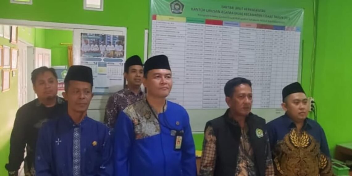 Dari Zoom Meeting, Jajaran KUA Cisaat Ikuti Gema Maulid Nabi Tingkat Nasional
