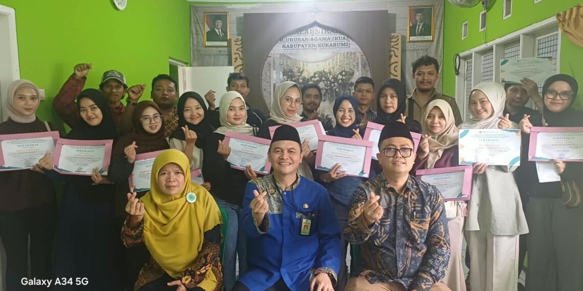Penyuluh KUA Cisaat Bekali Catin tentang Keteladanan Rasulullah dan Siti Khadijah dalam Membangun Keluarga Sakinah