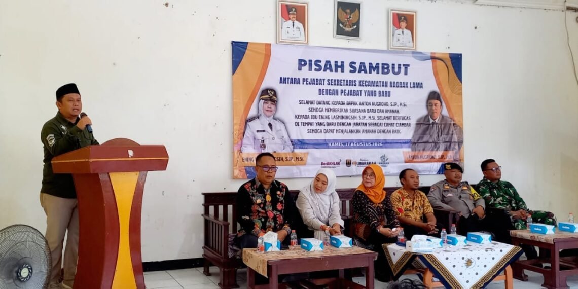 KUA Nagrak Perkuat Sinergi Lintas Sektoral dalam Pisah Sambut Sekmat