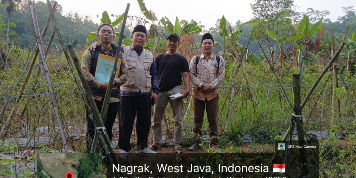 KUA Nagrak Survei dan Verifikasi Tiga Bidang Tanah Wakaf di Desa Balekambang