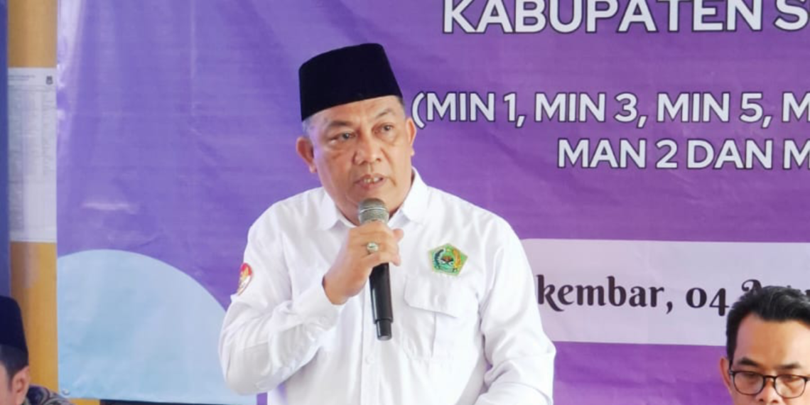 Kakankemenag Kab. Sukabumi: Kepala Madrasah Harus Jadi Teladan dan Penggerak Inovasi