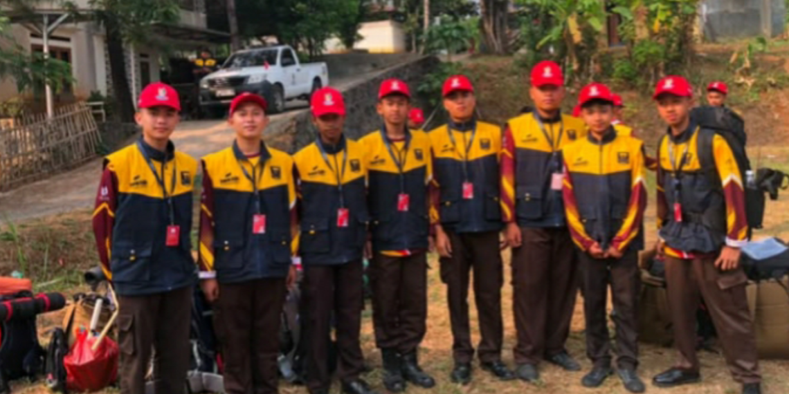 Jamnas XII 2026, Raihan dari MTsN 1 Sukabumi Perkuat Semangat Bhinneka Tunggal Ika Bersama Kontingen Papua Barat Daya