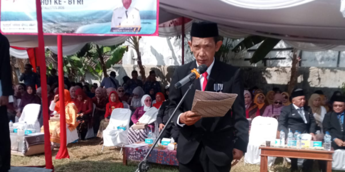Doa Kemerdekaan di Lapang Cisolok, Kepala KUA Ajak Masyarakat Rawat Persatuan