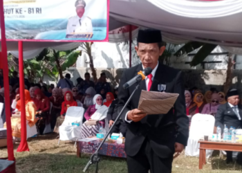 Doa Kemerdekaan di Lapang Cisolok, Kepala KUA Ajak Masyarakat Rawat Persatuan