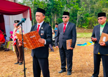 Doa Kemerdekaan di Kayugabus, Kepala KUA Cidadap Ajak Jaga Persatuan