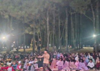 Penyuluh Agama KUA Waluran Isi Pembinaan Keagamaan di Perkemahan Hari Pramuka ke-65